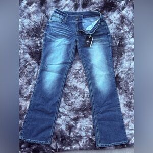 Classic Blue Women's Straight Leg Jeans